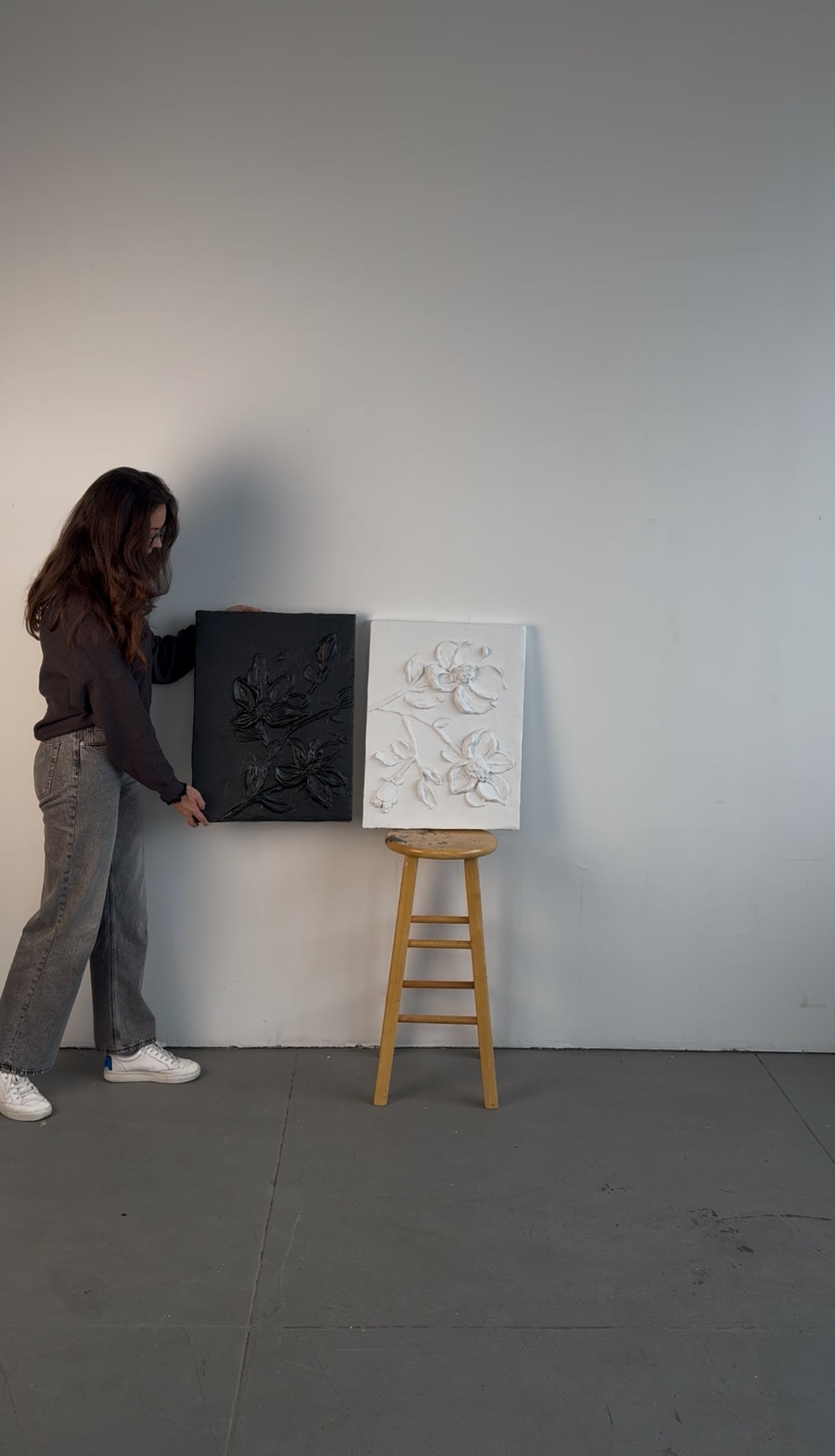 Rooted Grace Plaster Sculptural artwork