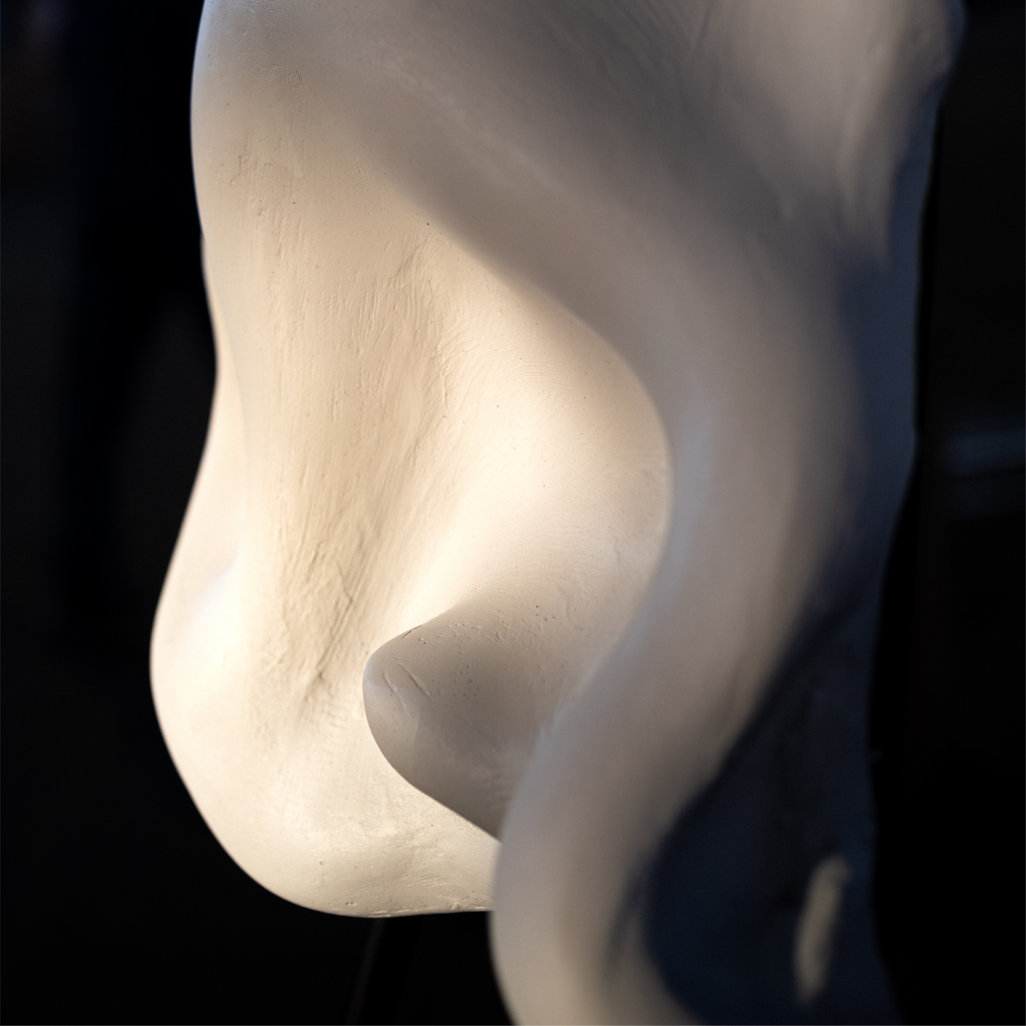 "Pure love" | Abstract wall decor |  Plaster artwork