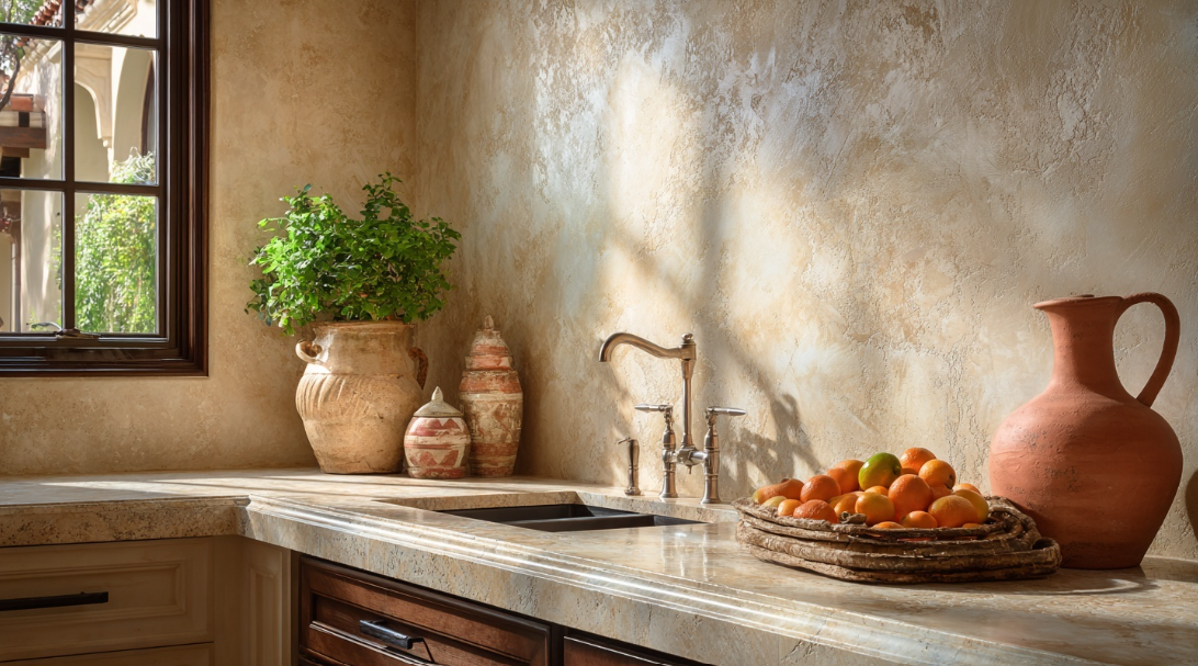 Venetian Plaster Backsplash - What It Is, When It Works, and How to Choose