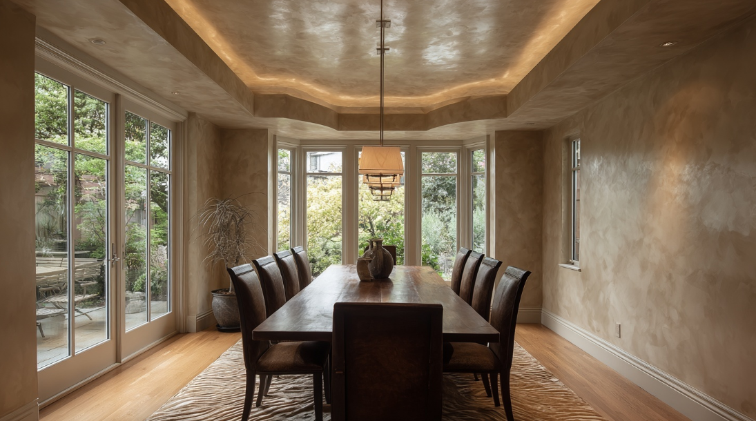 Venetian Plaster Ceiling - How It Works, and When It Makes Sense