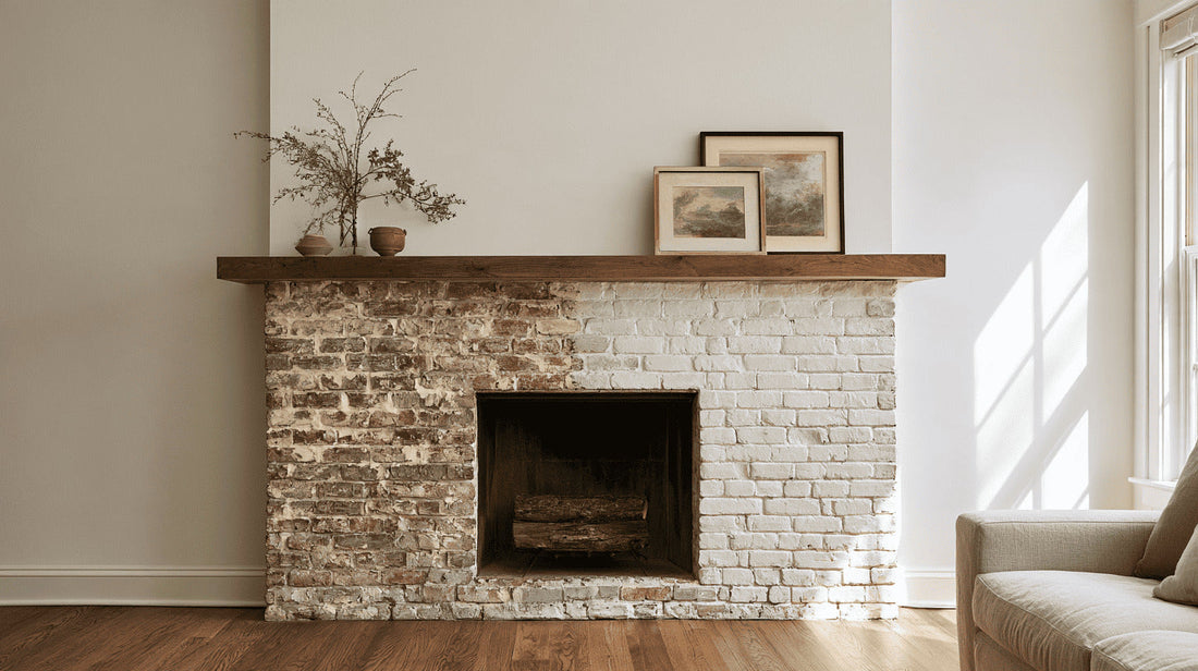 Limewash vs Whitewash for a Brick Fireplace - Differences and Which to Choose