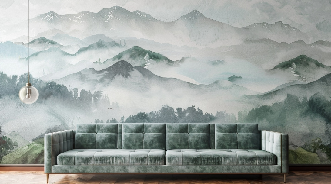 Painted Landscape Wall Mural Ideas