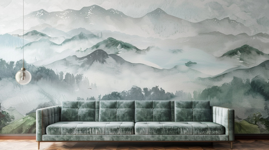Painted Landscape Wall Mural Ideas