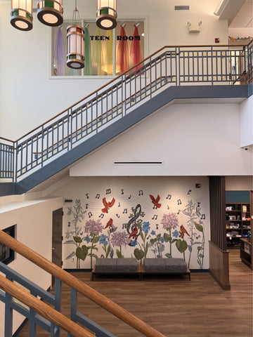 Community Mural at Franklin Lakes Public Library, NJ