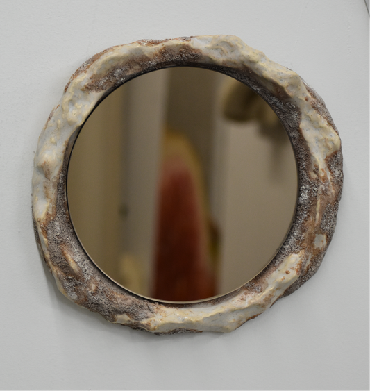 Black Sea Salt + Sand Ceramic Mirror