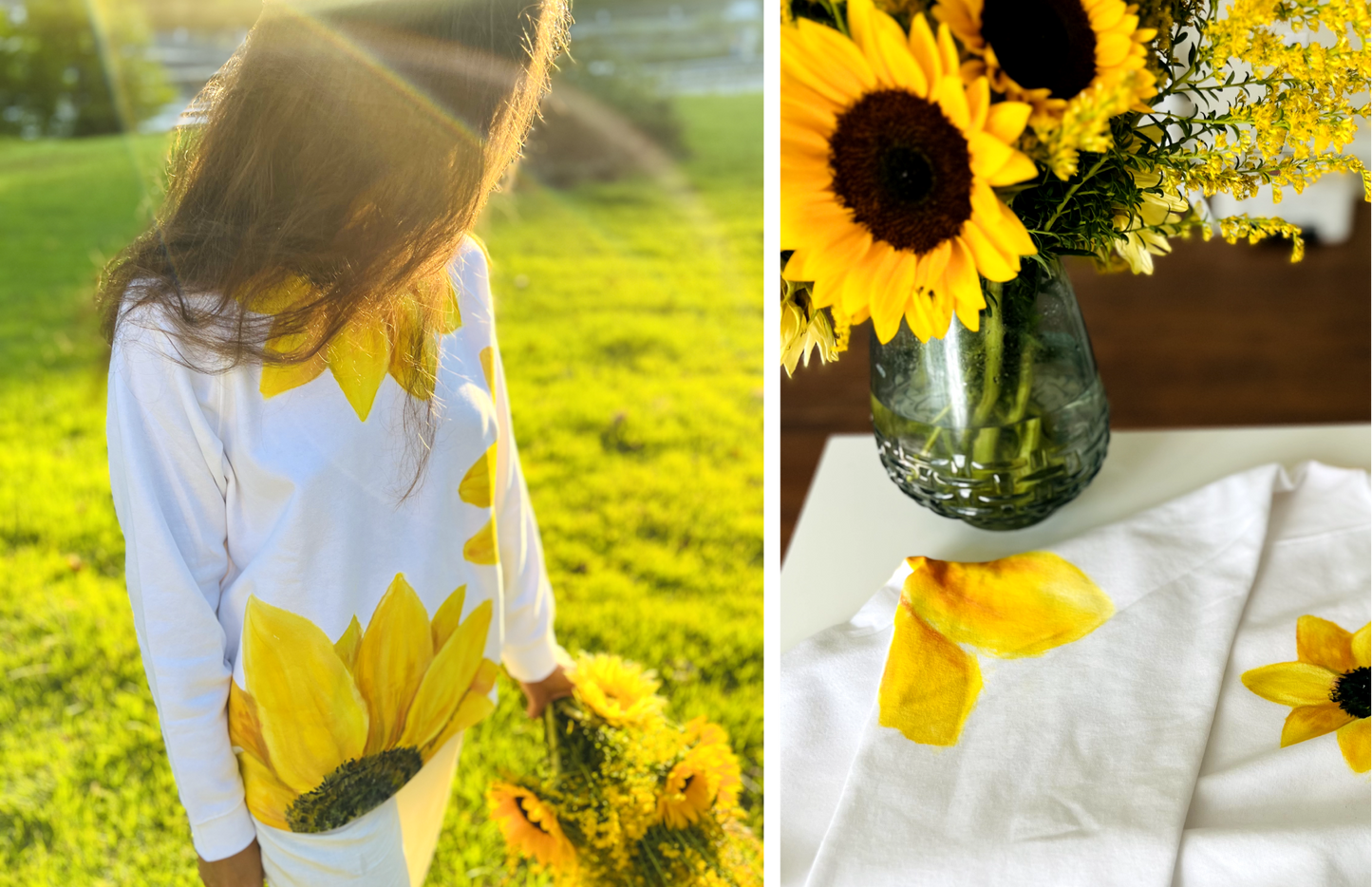 Hand-painted apparel | Flowers edition